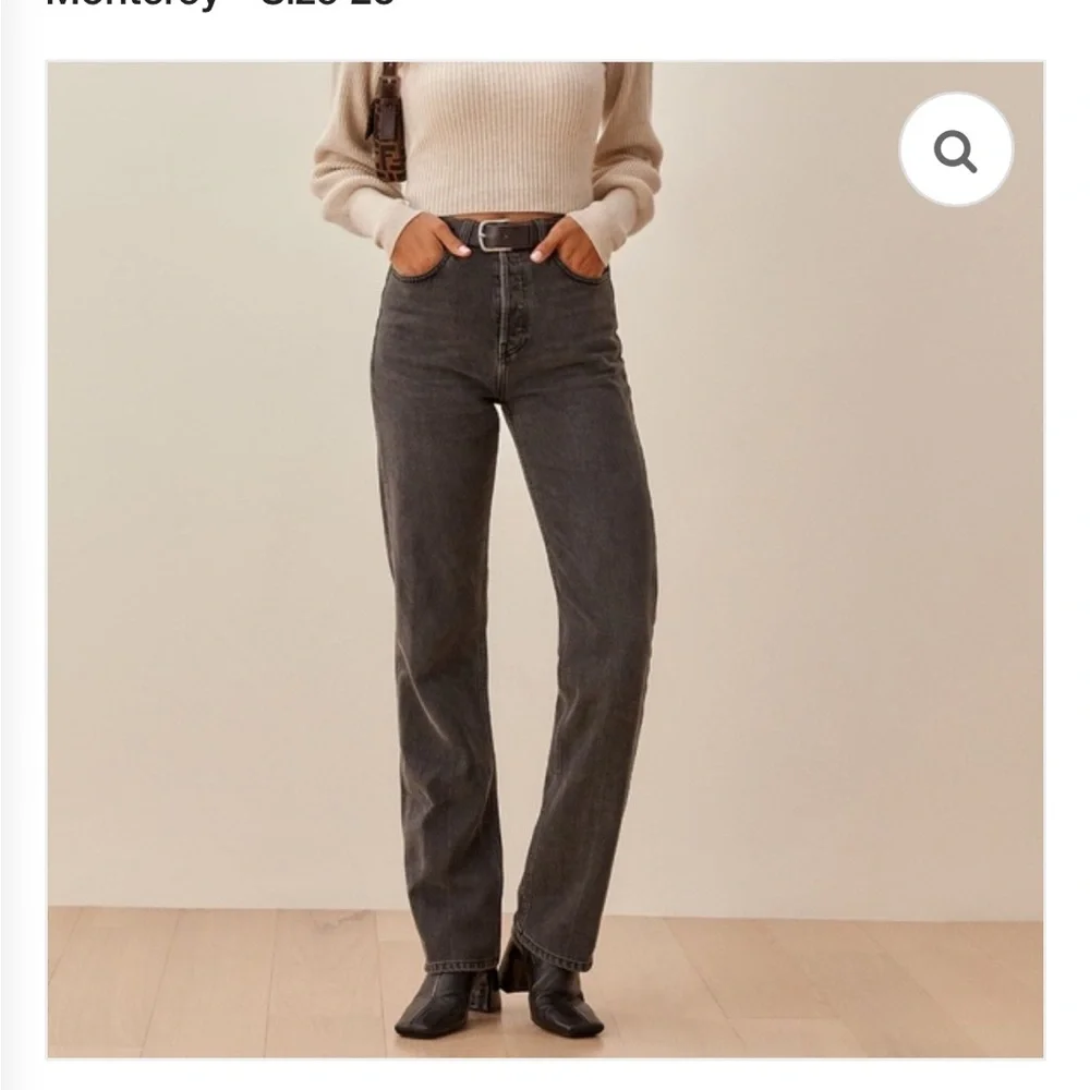 Reformation Cynthia High Rise Straight Jeans In Monterey Size 29